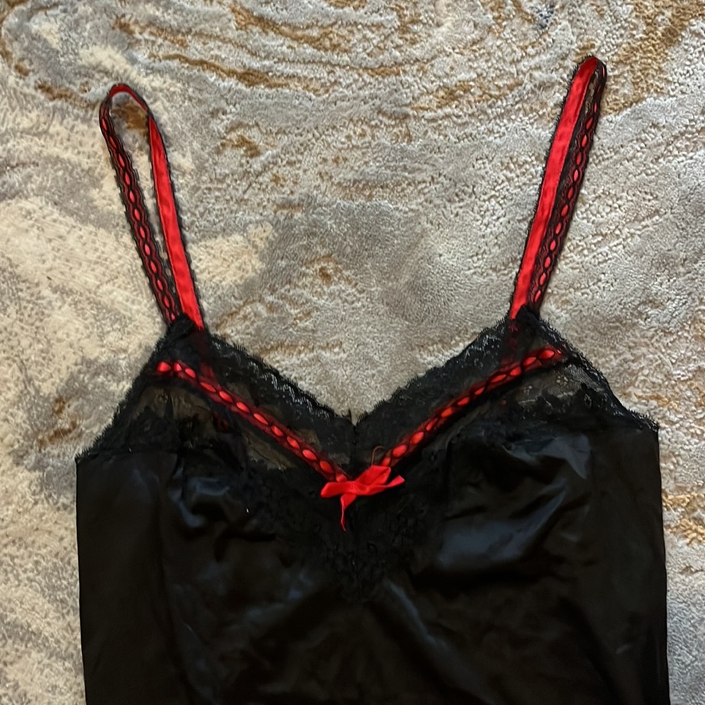 Vintage JCPenney Black Lace Bodysuit - Picture 2 of 6